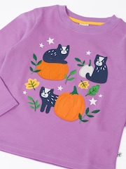 Frugi Purple Adventure Applique Top - Image 2 of 3