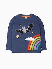 Frugi Blue Halloween Adventure Circular Top - Image 1 of 3