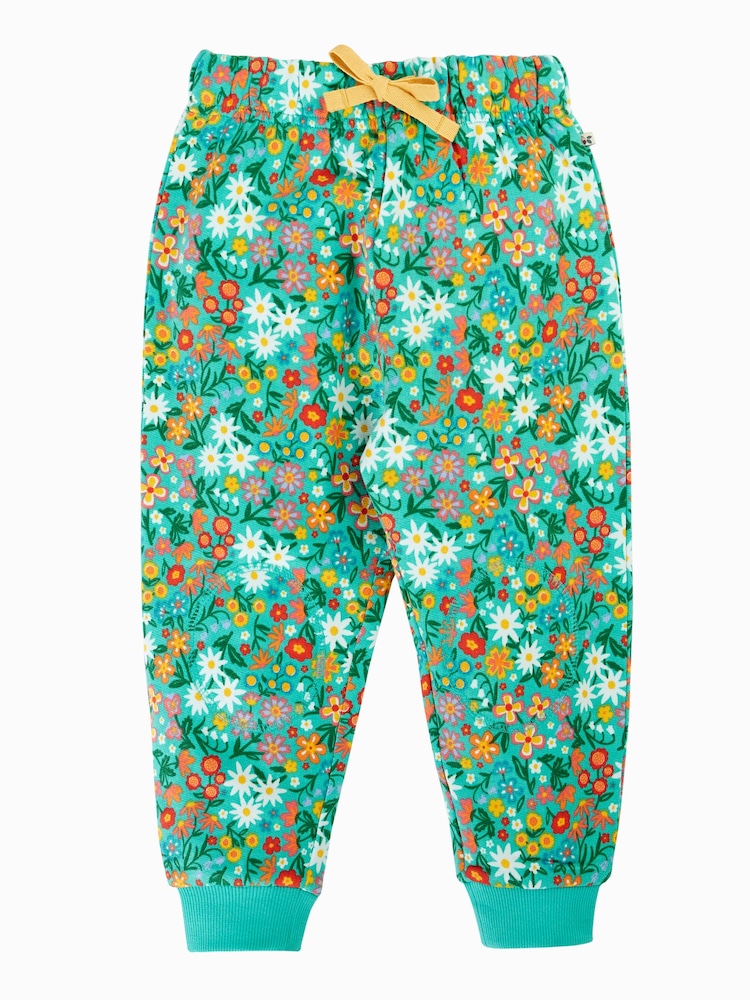Frugi Green Snuggle Joggers - Image 1 of 3 Frugi Green Snuggle Joggers - Image 1 of 3