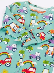 Frugi Blue Lovely Babygrow - Image 2 of 3