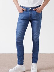 River Island Blue Sid Skinny Jeans - Image 1 of 6