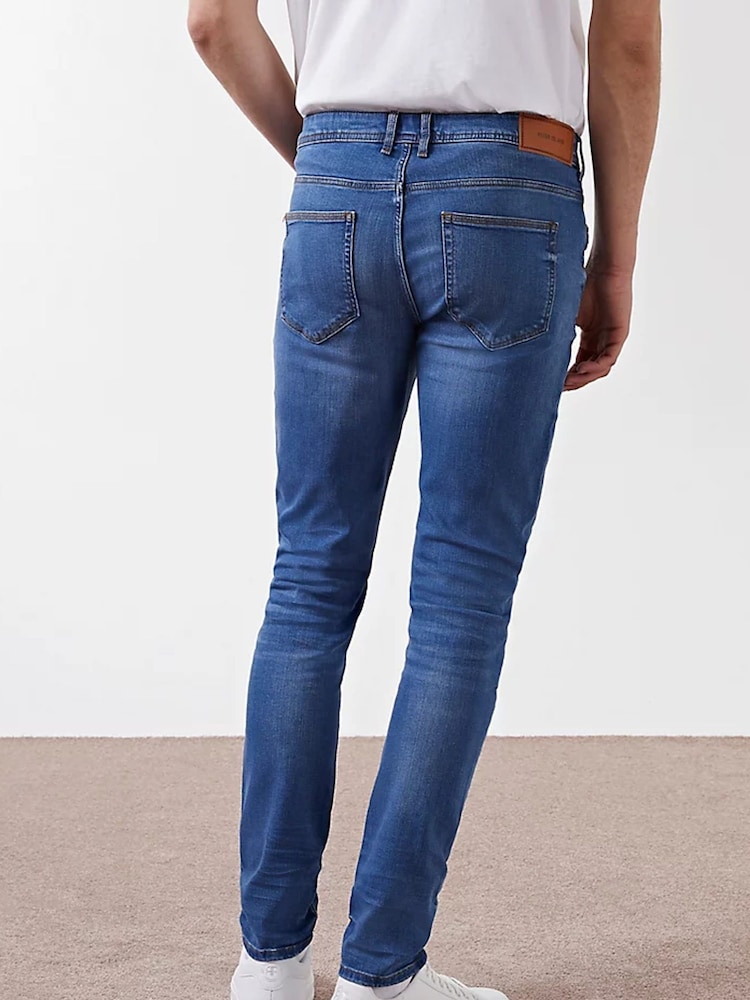 River Island Blue Sid Skinny Jeans - Image 2 of 6