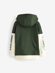 Хаки/кремовый - Colourblock Minecraft License Hoodie (3-16yrs) - Image 2 of 4