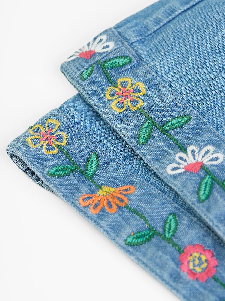 Джинсовые полукомбинезоны клеш Frugi - Изображение 3 3