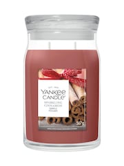 Yankee Candle Sparkling Cinnamon Signature Large Jar 2 Wick Candle - Image 3 of 3