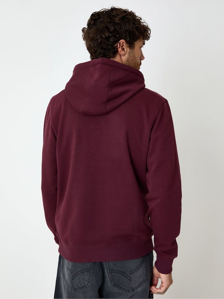 Threadbare Red Hoodie - Image 2 of 4 Threadbare Red Hoodie - Image 2 of 4