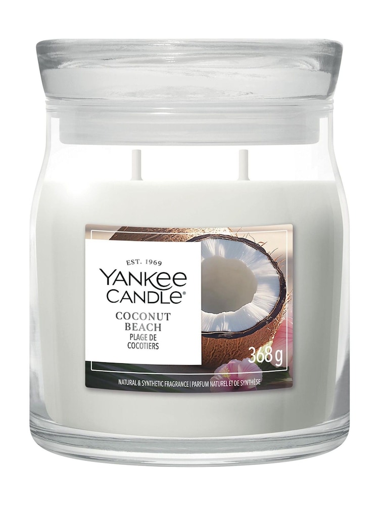 Yankee Candle Coconut Beach Signature Large Jar Boxed Candle - Image 1 of 1 Yankee Candle Coconut Beach Signature Large Jar Boxed Candle - Image 1 of 1
