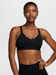 Nike Black Indy Medium Support Padded Sports Bra - Image 1 of 7