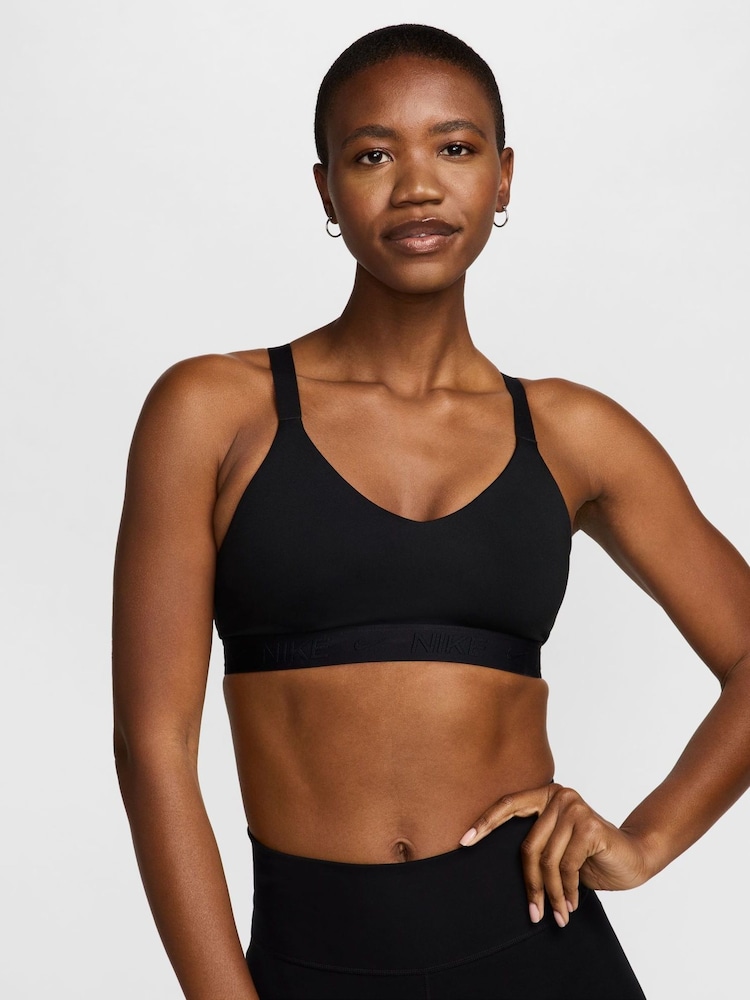 Nike Black Indy Medium Support Padded Sports Bra - Image 1 of 7