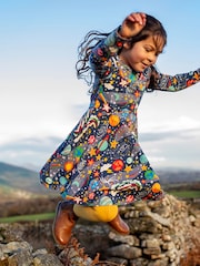 Blau - Frugi Sofia Skaterkleid - Bild 1 von 4
