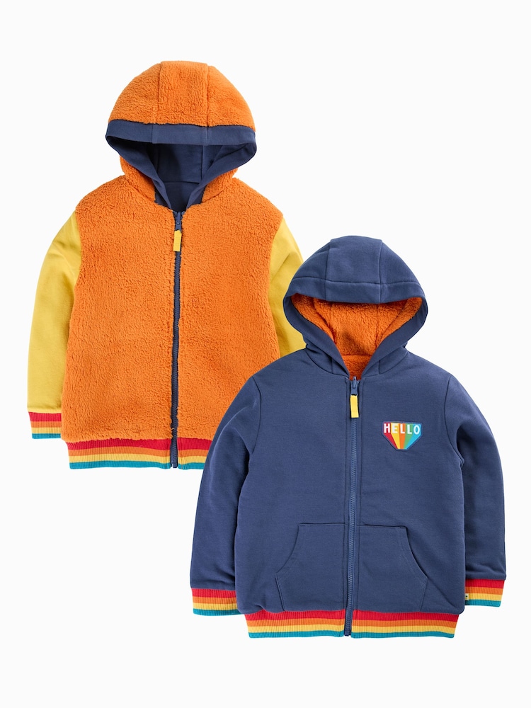 Frugi Helston Reversible Hoodie - Պատկեր 1 3-ից