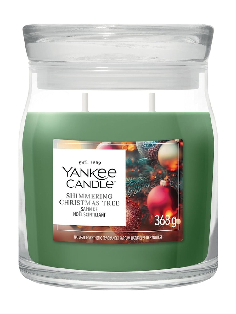 Yankee Candle Shimmering Christmas Tree Signature Medium Jar Boxed Candle - Image 1 of 1