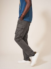White Stuff Grey Kegworth Cargo Trousers - Image 3 of 6