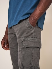 White Stuff Grey Kegworth Cargo Trousers - Image 4 of 6