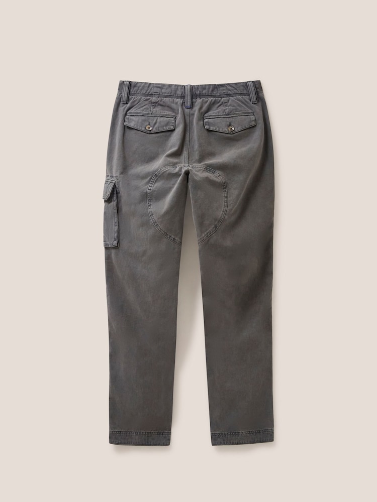 White Stuff Grey Kegworth Cargo Trousers - Image 6 of 6