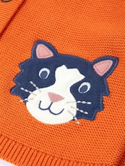 Frugi Orange Halloween Clement Cardigan - Image 3 of 3