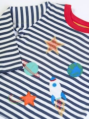 Frugi Blue Orion Applique Top - Image 2 of 3