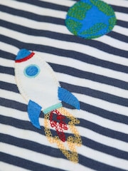 Frugi Blue Orion Applique Top - Image 3 of 3