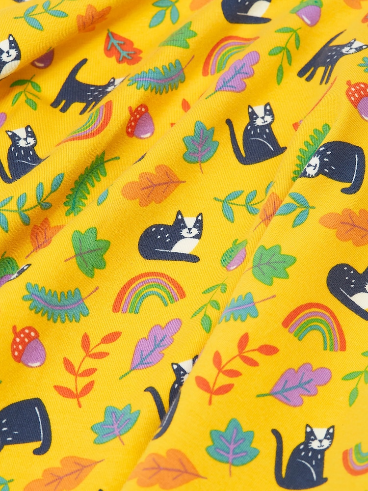 Žuto - Frugi Sofija Skater Haljina - Slika 3 od 3 Žuto - Frugi Sofija Skater Haljina - Slika 3 od 3