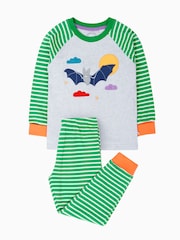 Verde - Pijama de Halloween Jamie Jim Jams de Frugi - Imagen 1 de 3
