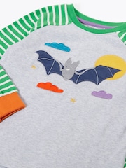 Verde - Pijama de Halloween Jamie Jim Jams de Frugi - Imagen 2 de 3