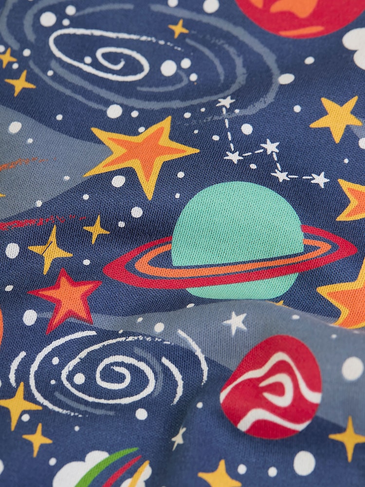 Frugi Blue Zelah Zip Up All-In-One - Image 3 of 3 Frugi Blue Zelah Zip Up All-In-One - Image 3 of 3
