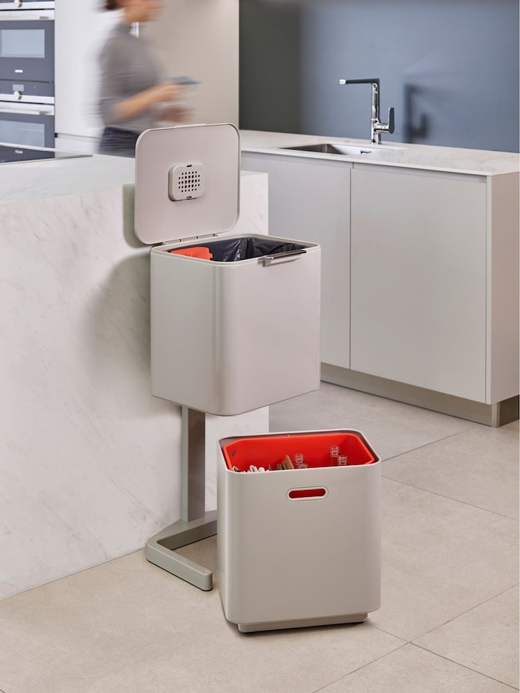 Joseph Joseph Stone Totem Max 60 Litre Stone Waste Separation Unit Bin - Image 1 of 4