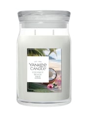 Yankee Candle Coconut Beach Signature Medium Jar 2 Wick Candle - Image 1 of 1