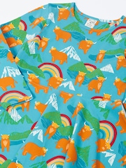Frugi Blue Sofia Skater Dress - Image 2 of 3