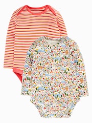 Frugi Pink Super Special Bodysuits 2 Pack - Image 1 of 3