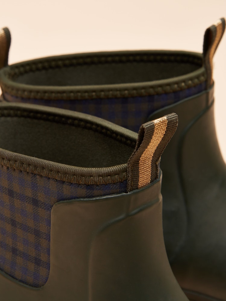 Joules Foxton Green Neoprene Lined Ankle Wellies - Image 6 of 6