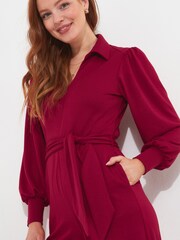 Joe Browns Red Charming Zipped Jumpsuit - Image 7 of 8