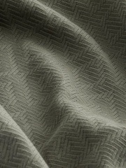 Khaki Green Textured Relaxed Fit T-Shirt - Image 5 of 5
