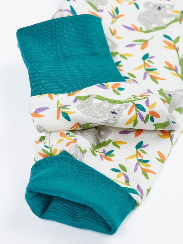 Frugi White Zelah Zip Up All-In-One - Image 3 of 3 Frugi White Zelah Zip Up All-In-One - Image 3 of 3