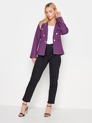 PixieGirl Petite Purple Boucle Blazer - Image 3 of 4