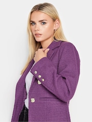 PixieGirl Petite Purple Boucle Blazer - Image 4 of 4