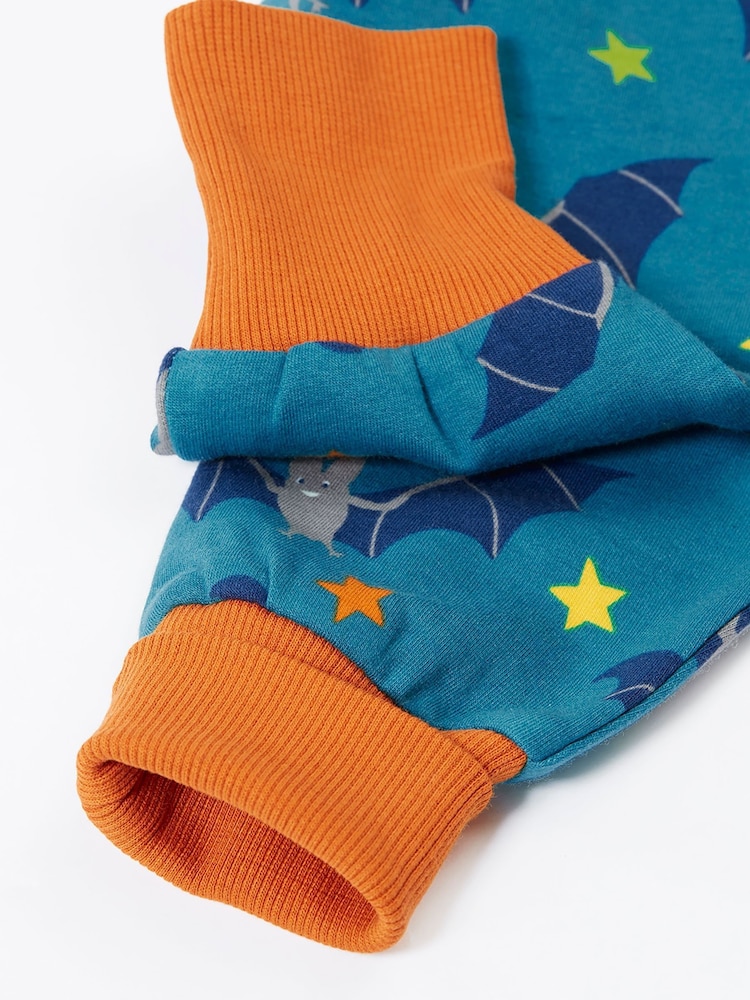 Frugi Blue Halloween Cosy Parsnip Dungaree - Image 3 of 3 Frugi Blue Halloween Cosy Parsnip Dungaree - Image 3 of 3
