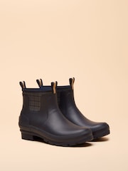 Joules Foxton Navy Blue Neoprene Lined Ankle Wellies - Image 2 of 6