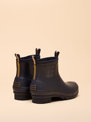 Joules Foxton Navy Blue Neoprene Lined Ankle Wellies - Image 3 of 6