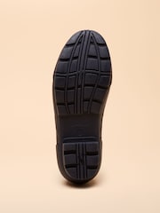 Joules Foxton Navy Blue Neoprene Lined Ankle Wellies - Image 4 of 6