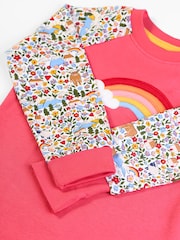 Frugi Pink Halloween Jamie Jim Jams Pyjamas - Image 2 of 3