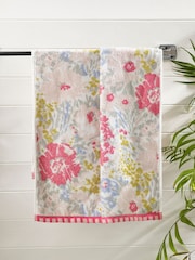 Multi Floral Towel 100% Cotton - Image 4 of 4