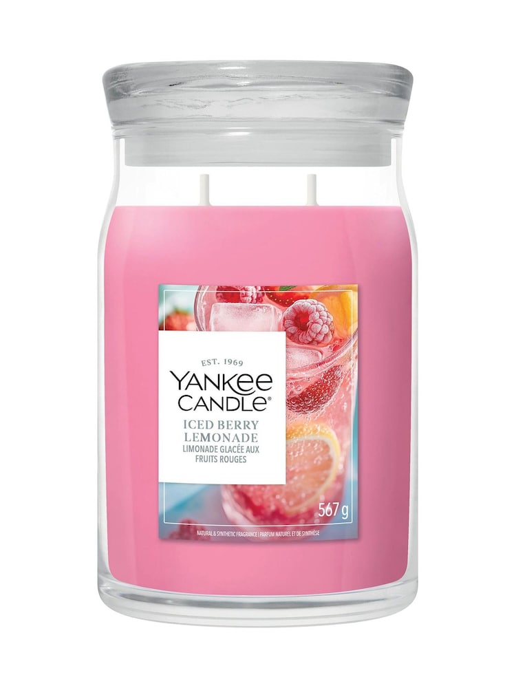 Yankee Candle Iced Berry Lemonade Signature Medium Jar Boxed Candle - Image 3 of 3 Yankee Candle Iced Berry Lemonade Signature Medium Jar Boxed Candle - Image 3 of 3