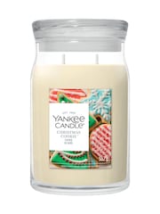 Yankee Candle Christmas Cookie Signature Medium Jar 2 Wick Candle - Image 4 of 4