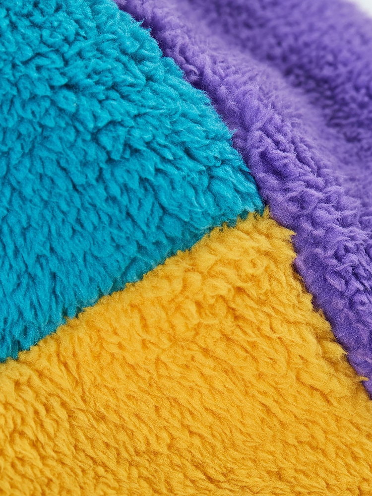 Frugi Blue Ted Fleece Trapper Hat - Image 3 of 3