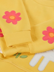 Frugi Yellow Halloween Easy On Jumper - Image 3 of 3