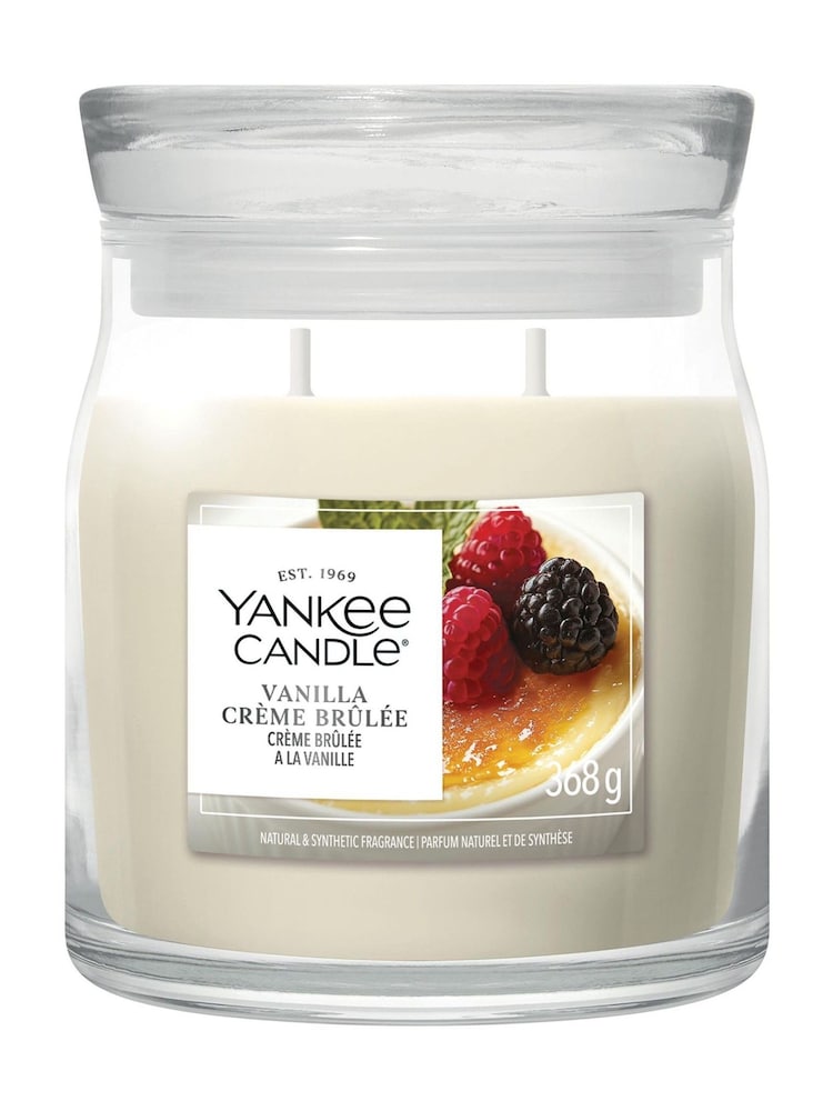 Yankee Candle Vanilla Crme Brulee Signature Medium Jar Boxed Candle - Image 3 of 3