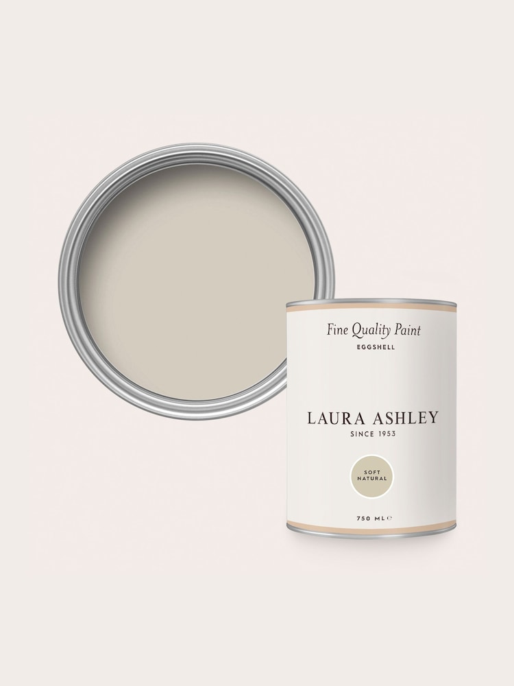 Laura Ashley Soft Natural Eggshell 750ml Paint - Image 4 of 4
