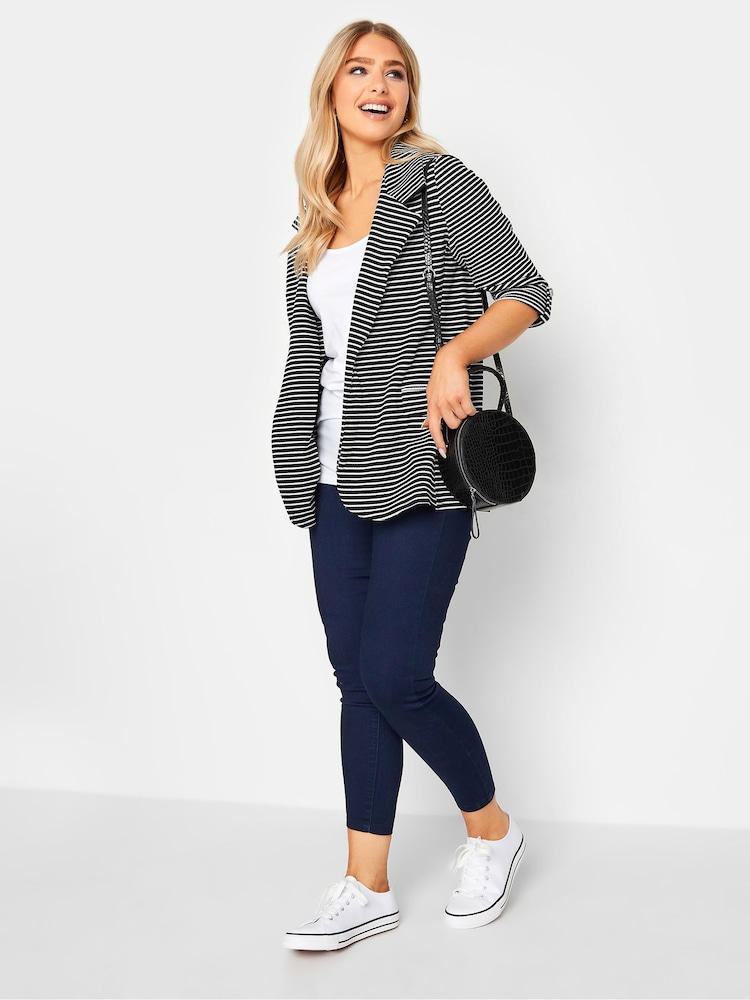 M&Co Black Textured Blazer Jacket - Image 2 of 4