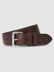 Polo Ralph Lauren Brown Leather Jeans Belt - Image 1 of 2